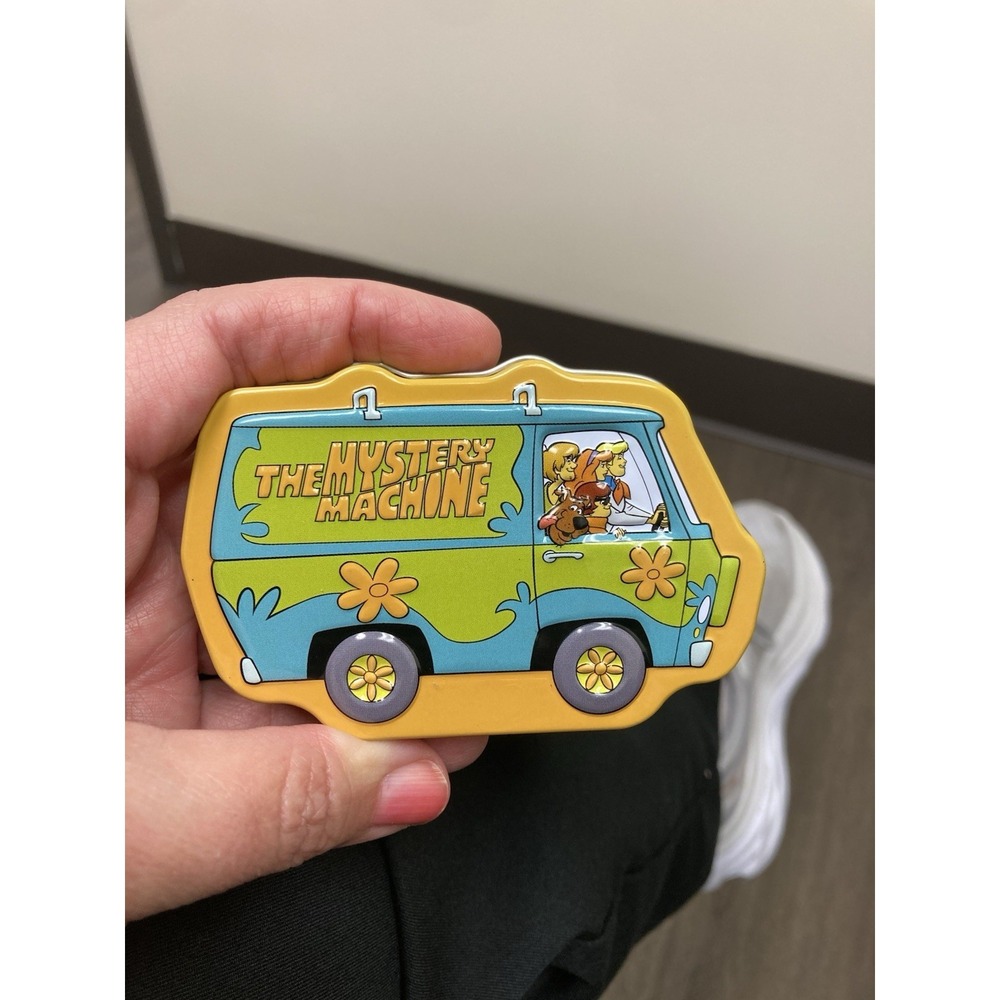 Scooby-Doo Mystery‎ Machine Sour Green Candy Embossed Metal Tin NEW SEALED